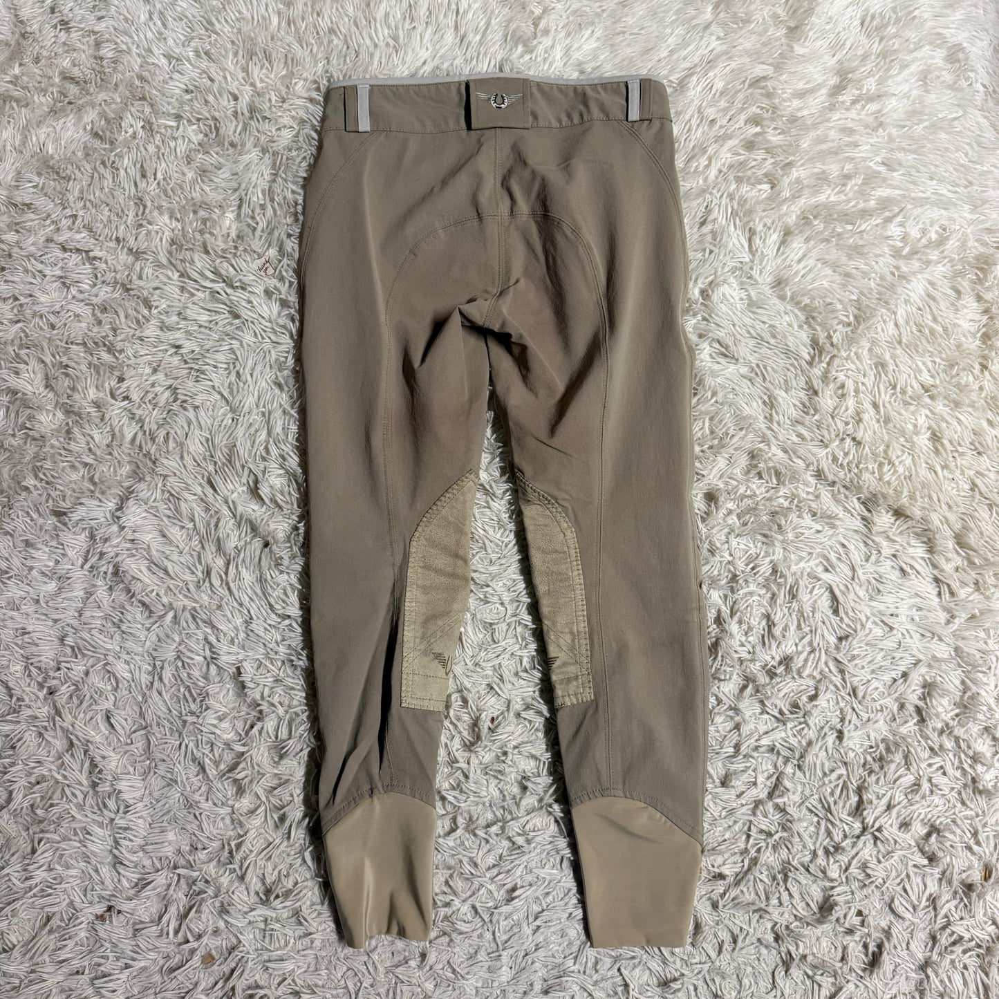 Women’s Size 26R Tan TuffRider Knee Patch Horseback Riding Breeches