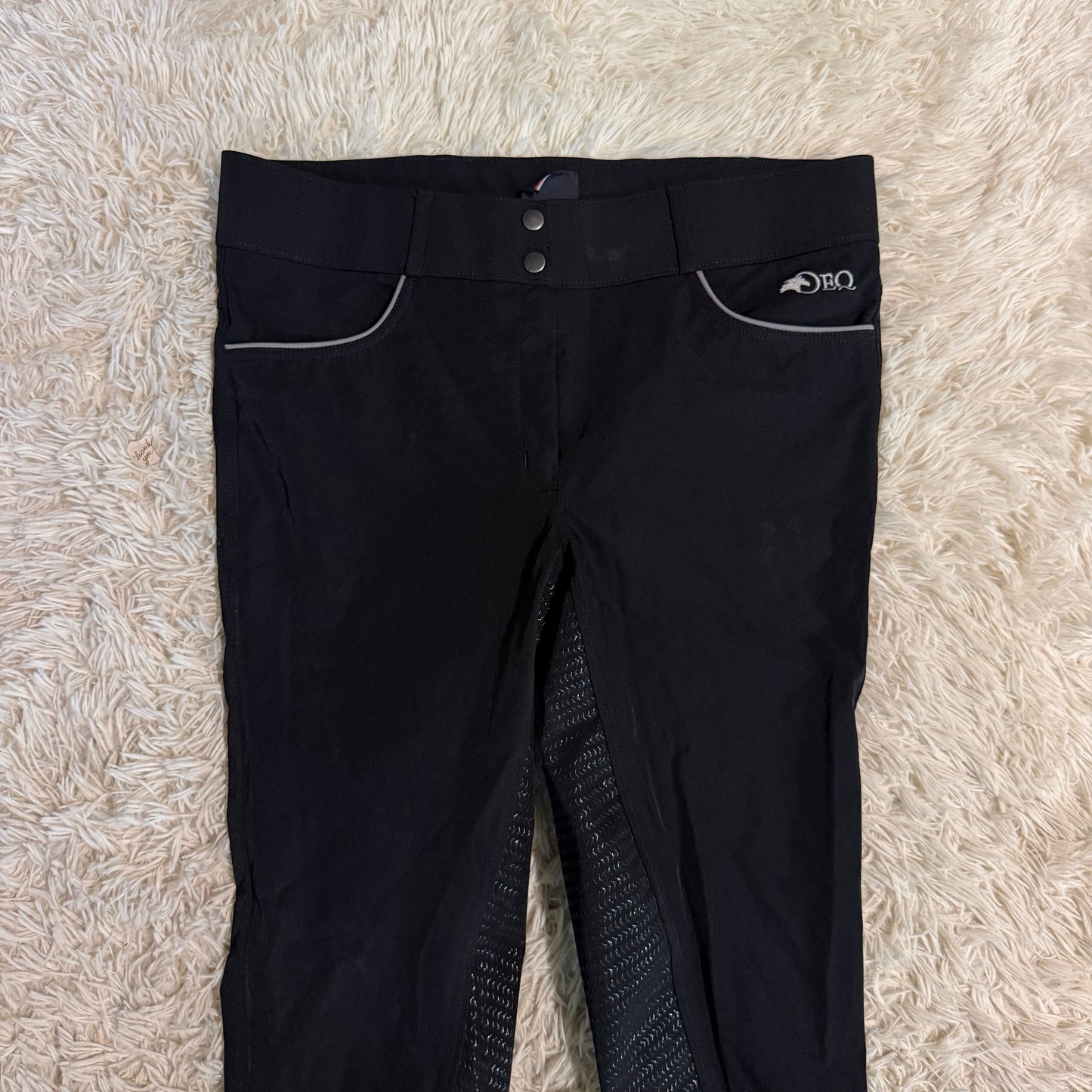 Women’s Size 32R Black EQ Full Seat Horseback Riding Breeches