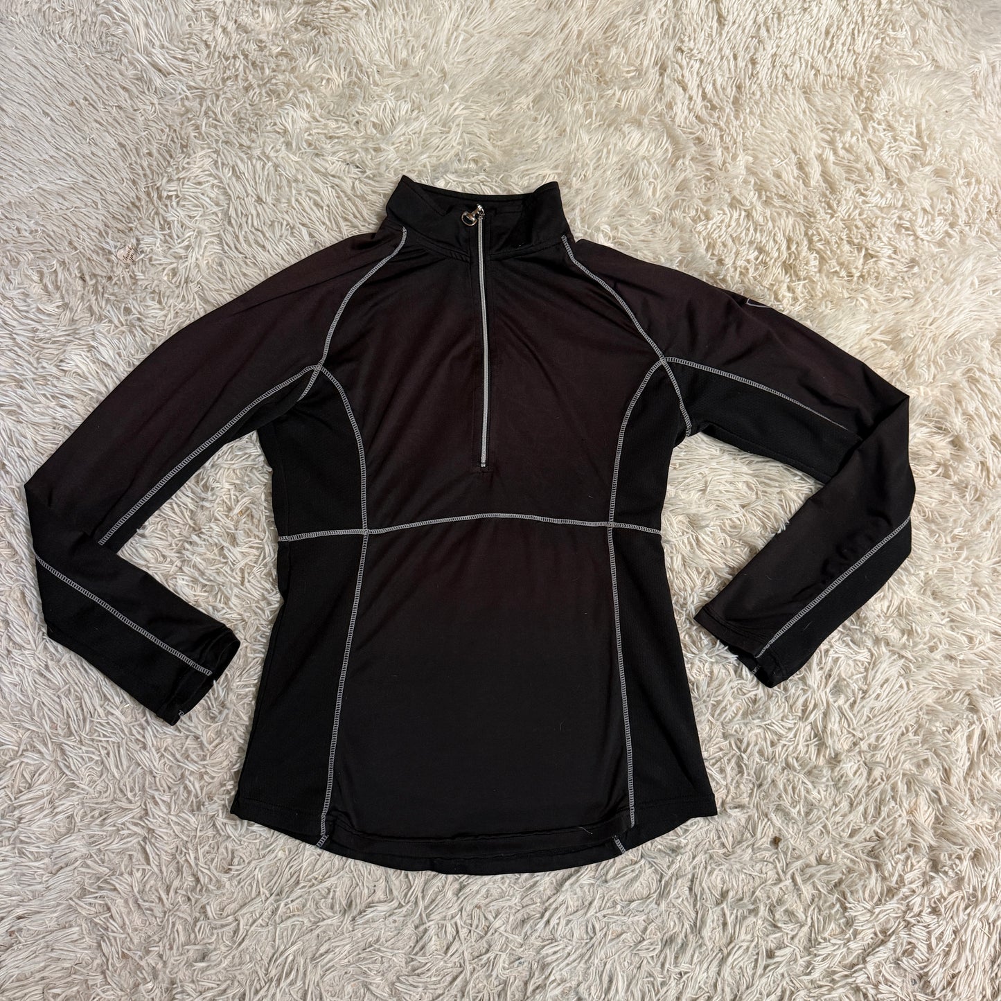 Women’s Medium Black Goode Rider Long Sleeve Horseback Riding Sunshirt
