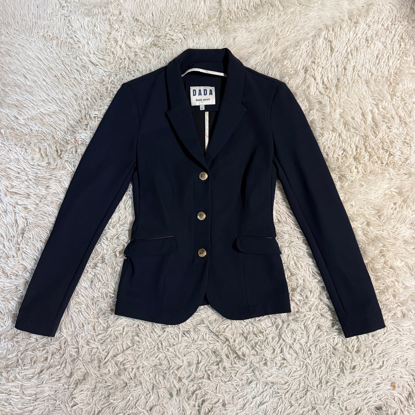 Women’s Size 34 Navy Dada Sport Horseback Riding Show Coat