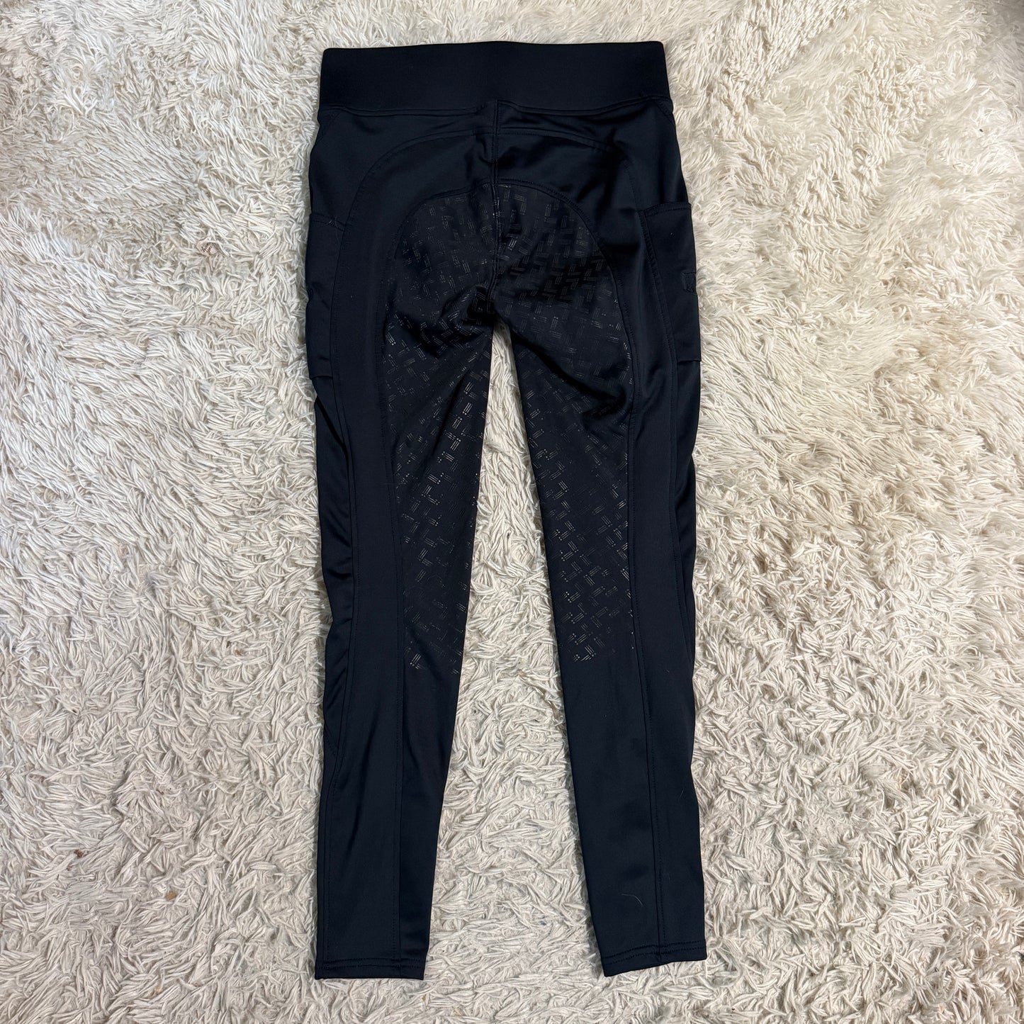Women’s Large Black Equestrian Brands Full Seat Horseback Riding Tights