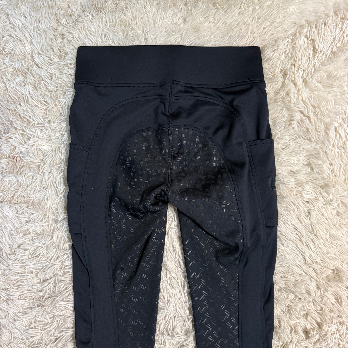 Women’s Large Black Equestrian Brands Full Seat Horseback Riding Tights