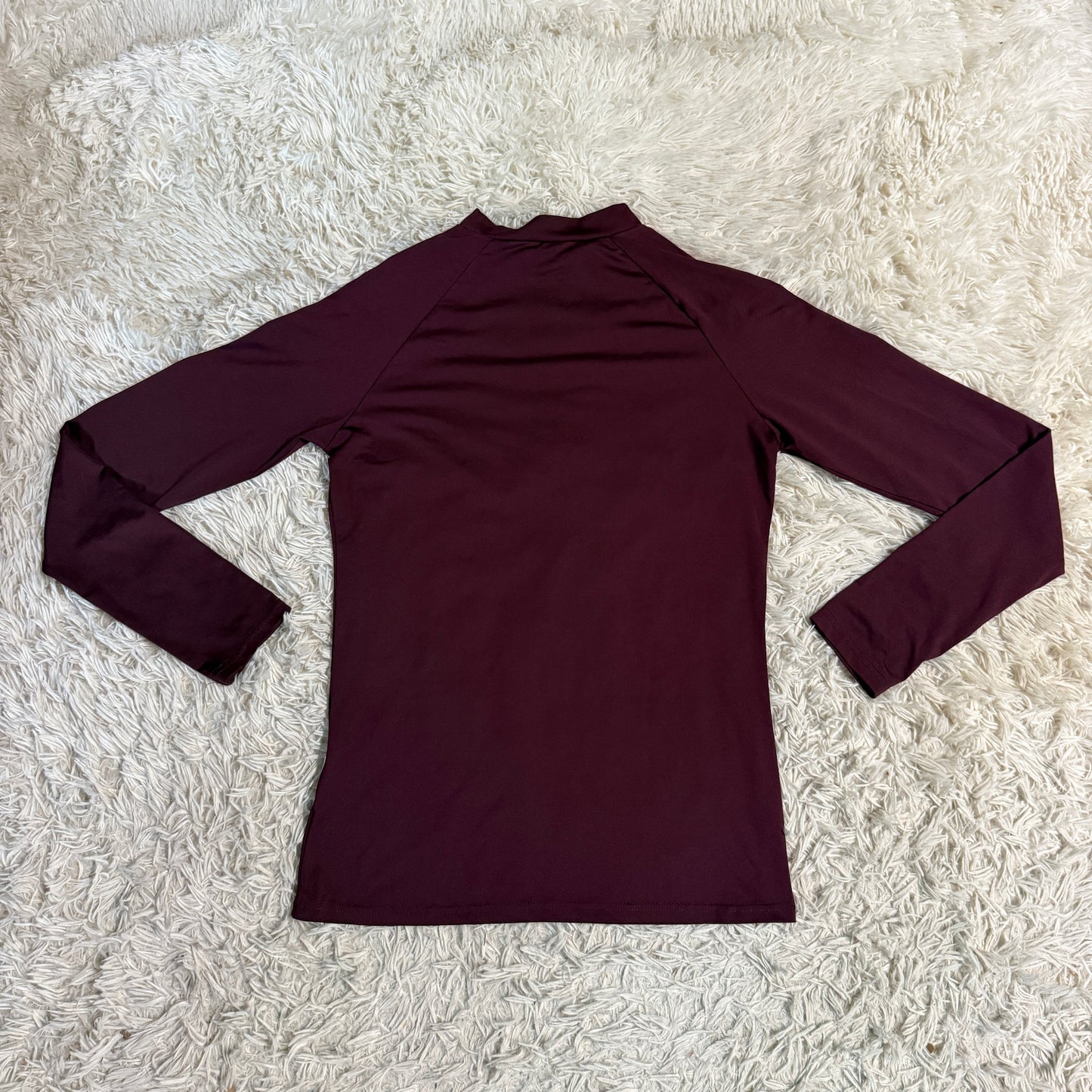 Women’s Large Burgundy Horseware Long Sleeve Horseback Riding Sunshirt