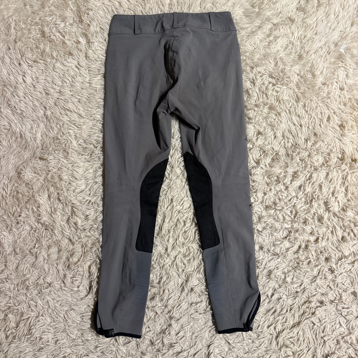 Women’s Size 24R Grey Tailored Sportsman Knee Patch Horseback Riding Breeches