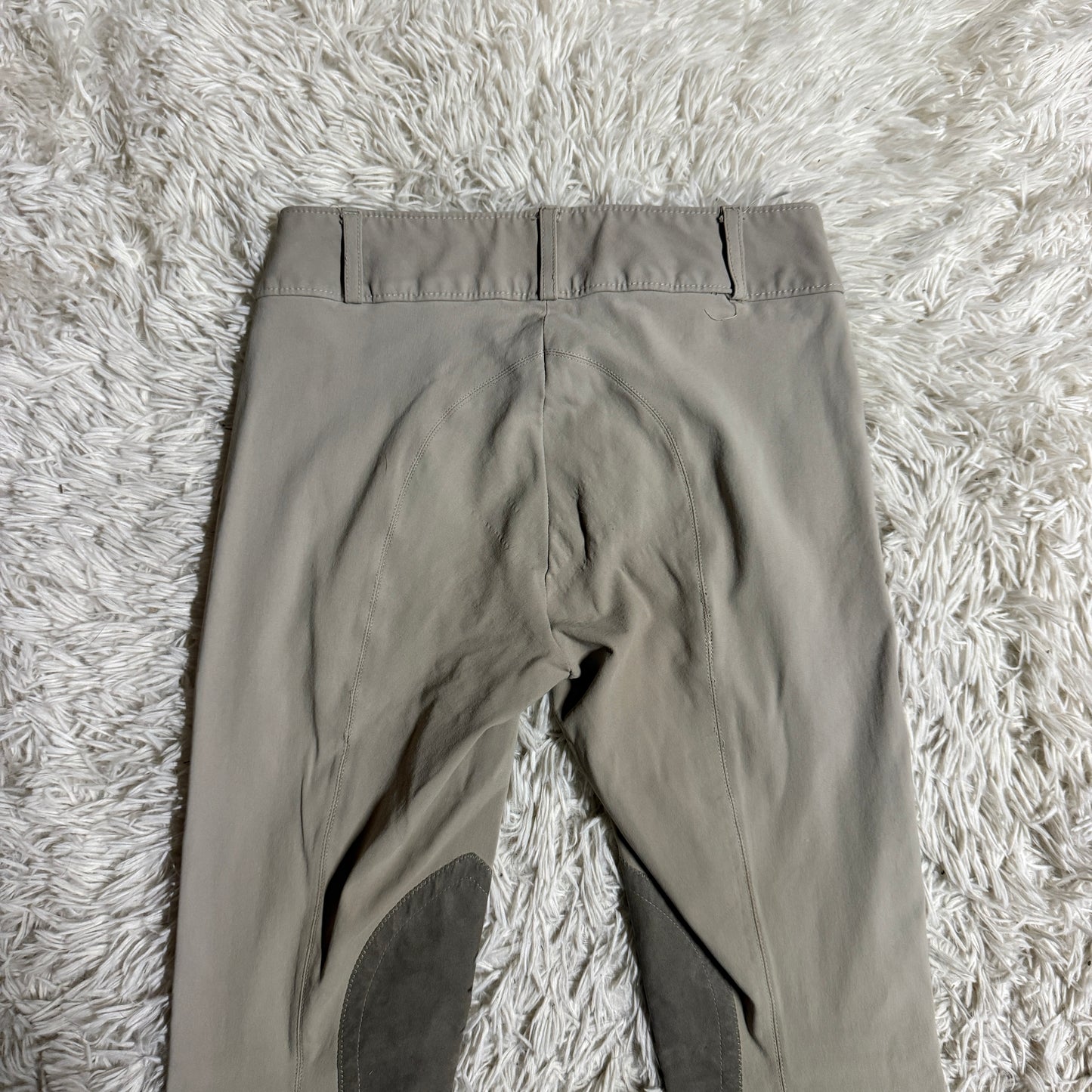 Women’s Size 24R Tan Tailored Sportsman Knee Patch Horseback Riding Breeches