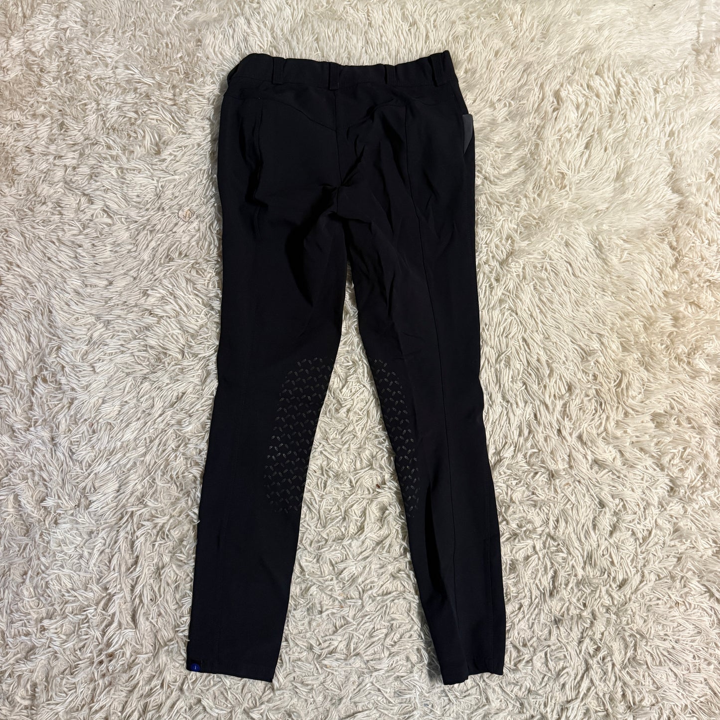 Women’s Size 26R Black Irideon Knee Patch Horseback Riding Breeches