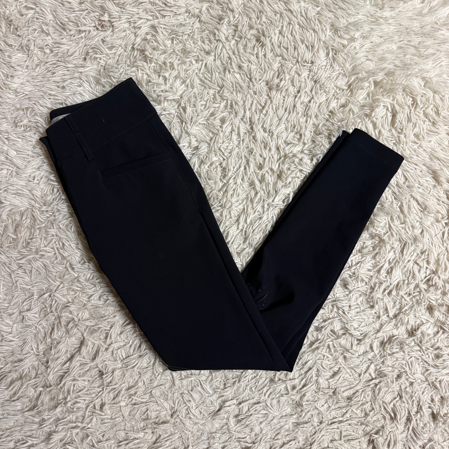 Women’s Size IT40 Black Animo Knee Patch Horseback Riding Breeches