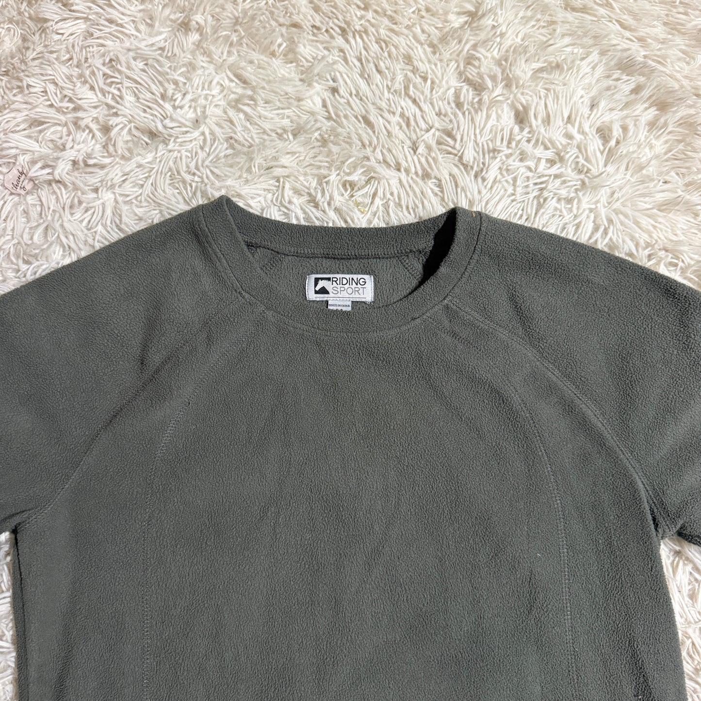 Women’s Medium Grey Riding Sport Long Sleeve Horseback Riding Sweater