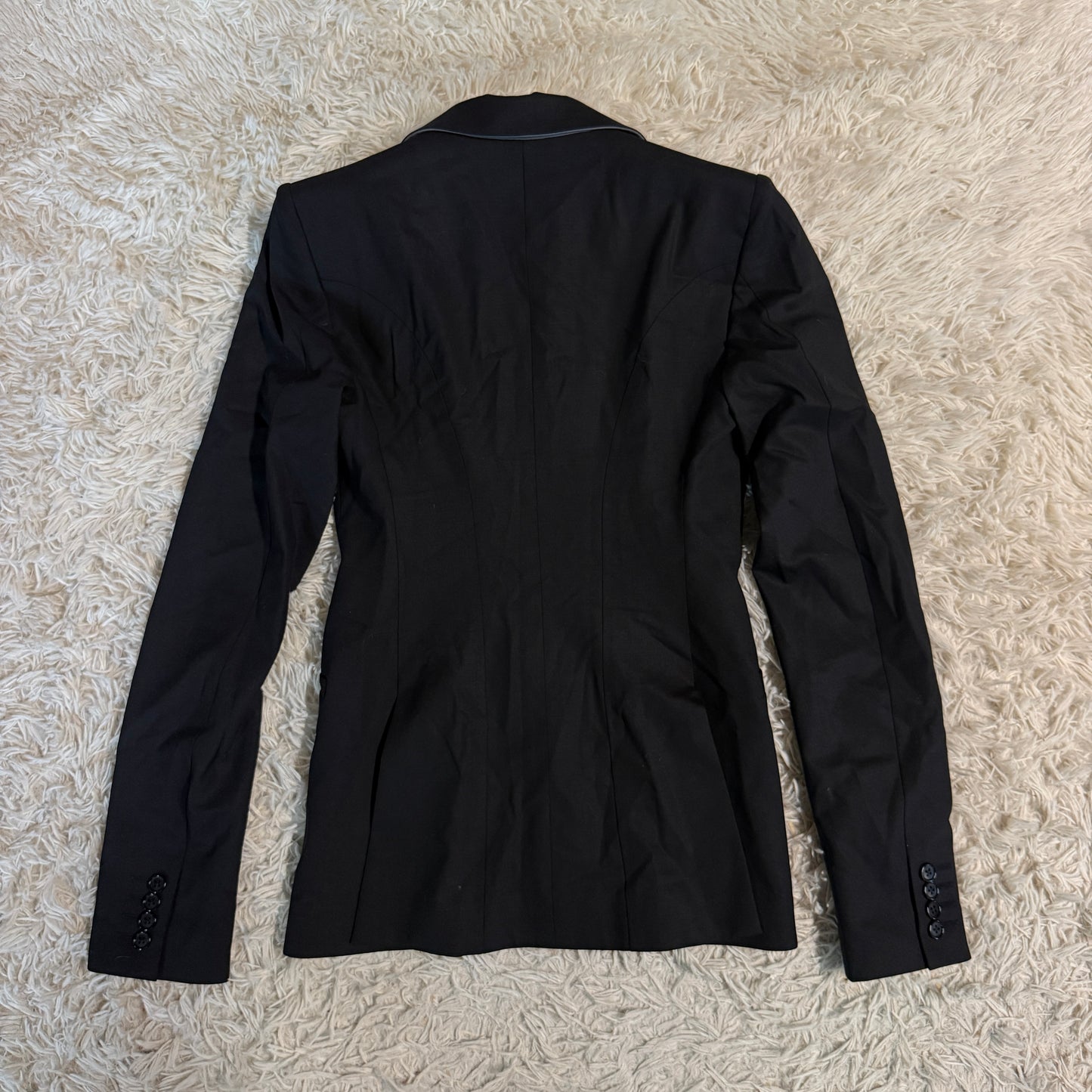 Women’s Size IT38 Black Alessandro Albanese ALE Horseback Riding Show Coat