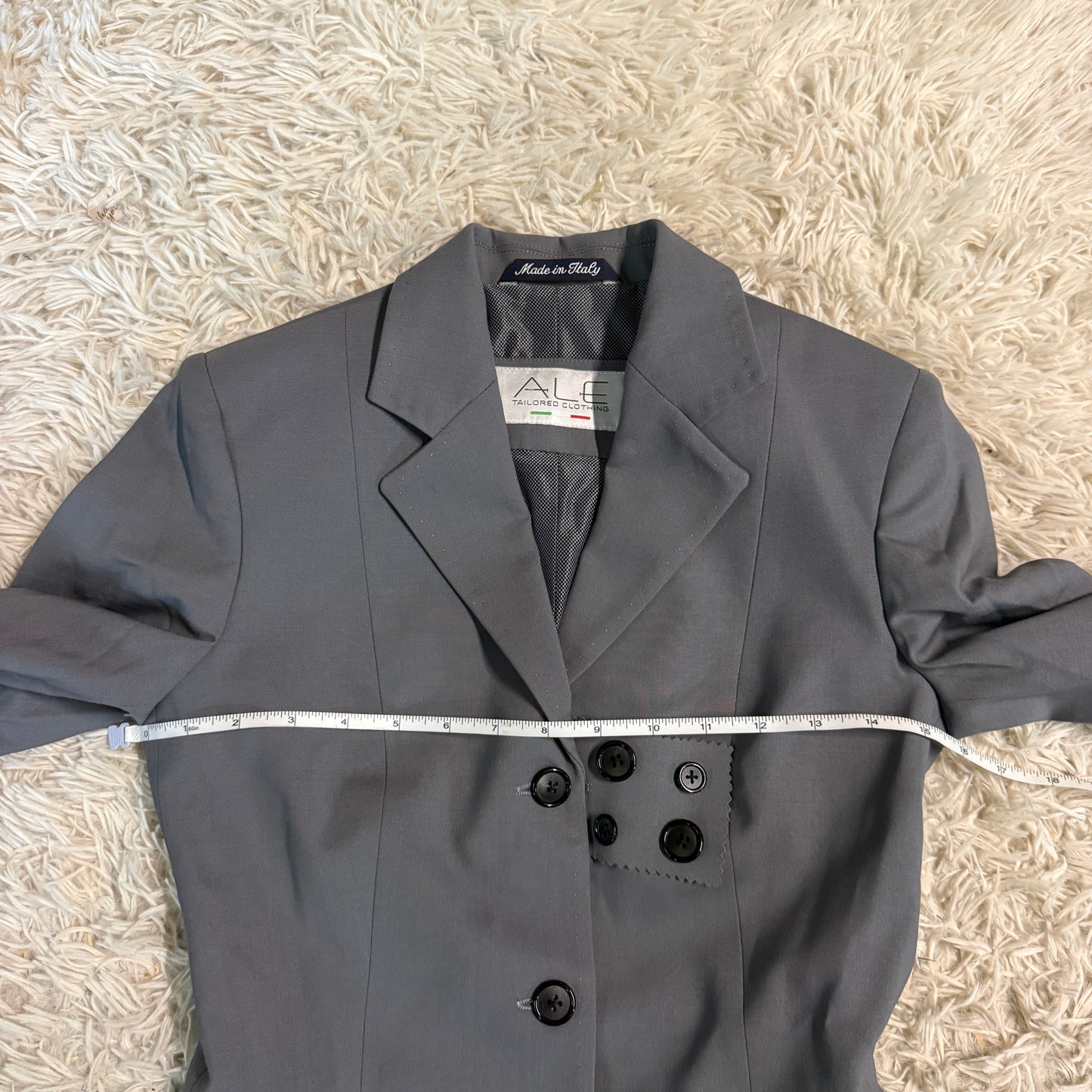 Women’s Size IT38 Grey Alessandro Albanese ALE Horseback Riding Show Coat