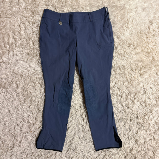 Women’s Size 34R Blue Pikeur Knee Patch Horseback Riding Breeches