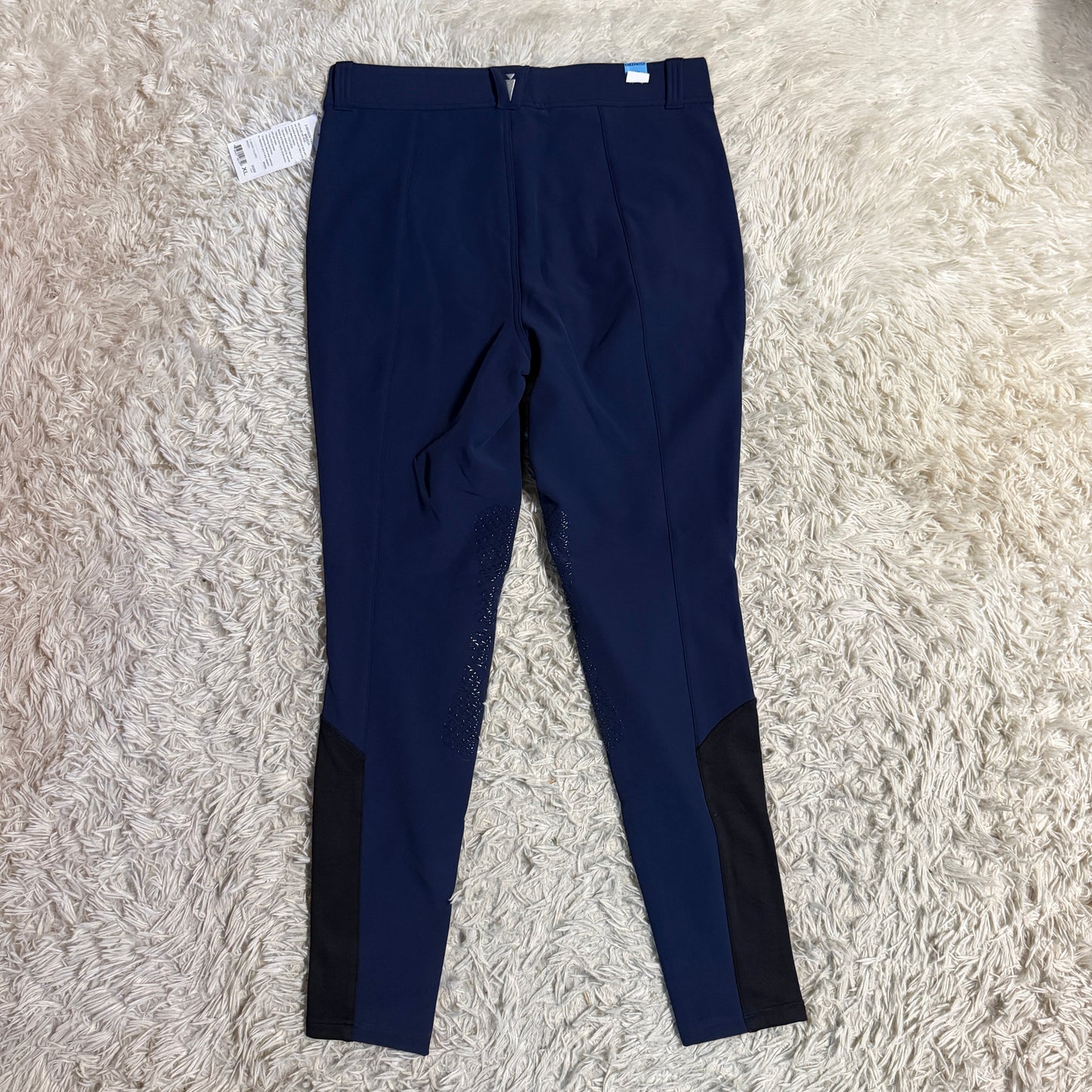 New Women’s XL Navy Kerrits Knee Patch Horseback Riding Winter Breeches