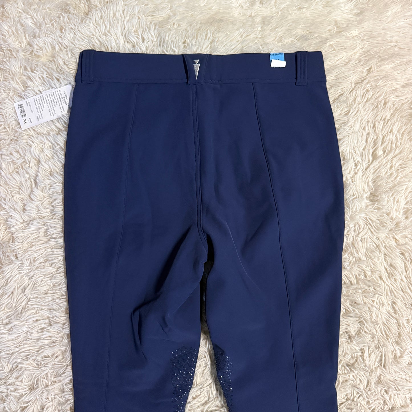 New Women’s XL Navy Kerrits Knee Patch Horseback Riding Winter Breeches