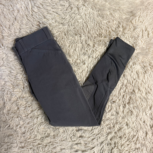 Women’s XXS Grey Horze Knee Patch Horseback Riding Breeches