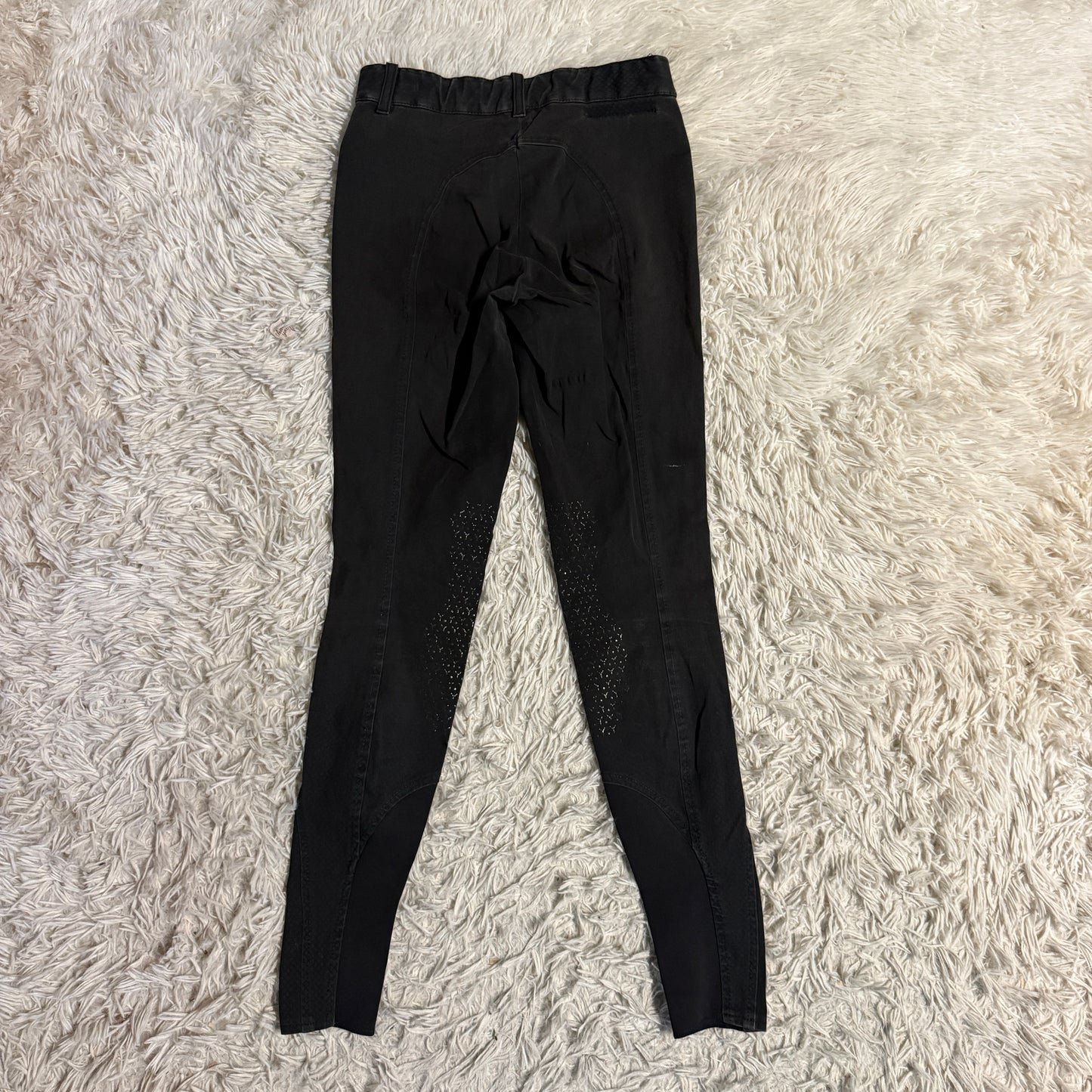 Women’s Size IT38 Black Equiline Knee Patch Horseback Riding Breeches