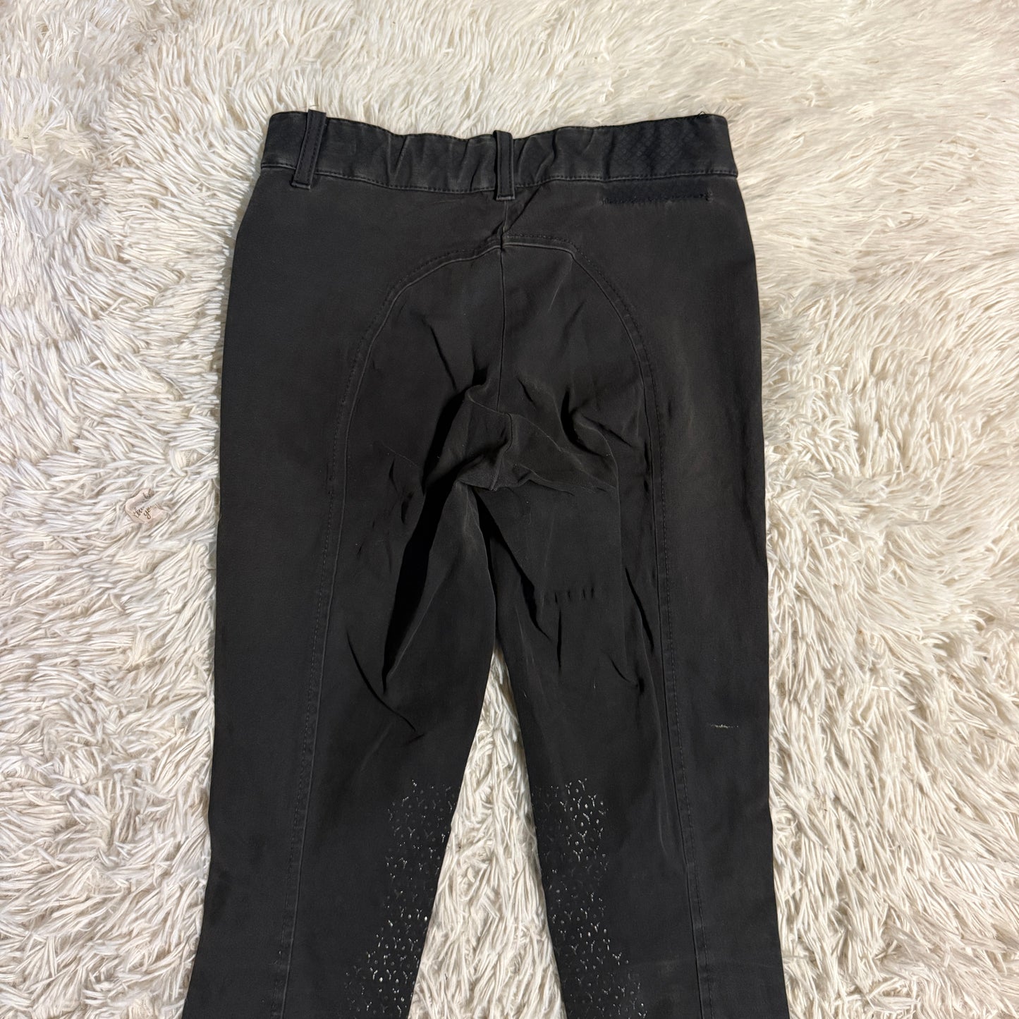 Women’s Size IT38 Black Equiline Knee Patch Horseback Riding Breeches