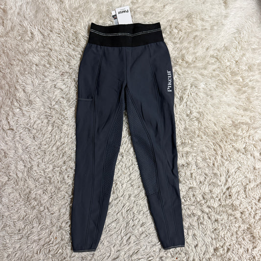 New Women’s Size 26R Grey Pikeur Gia Full Seat Horseback Riding Breeches