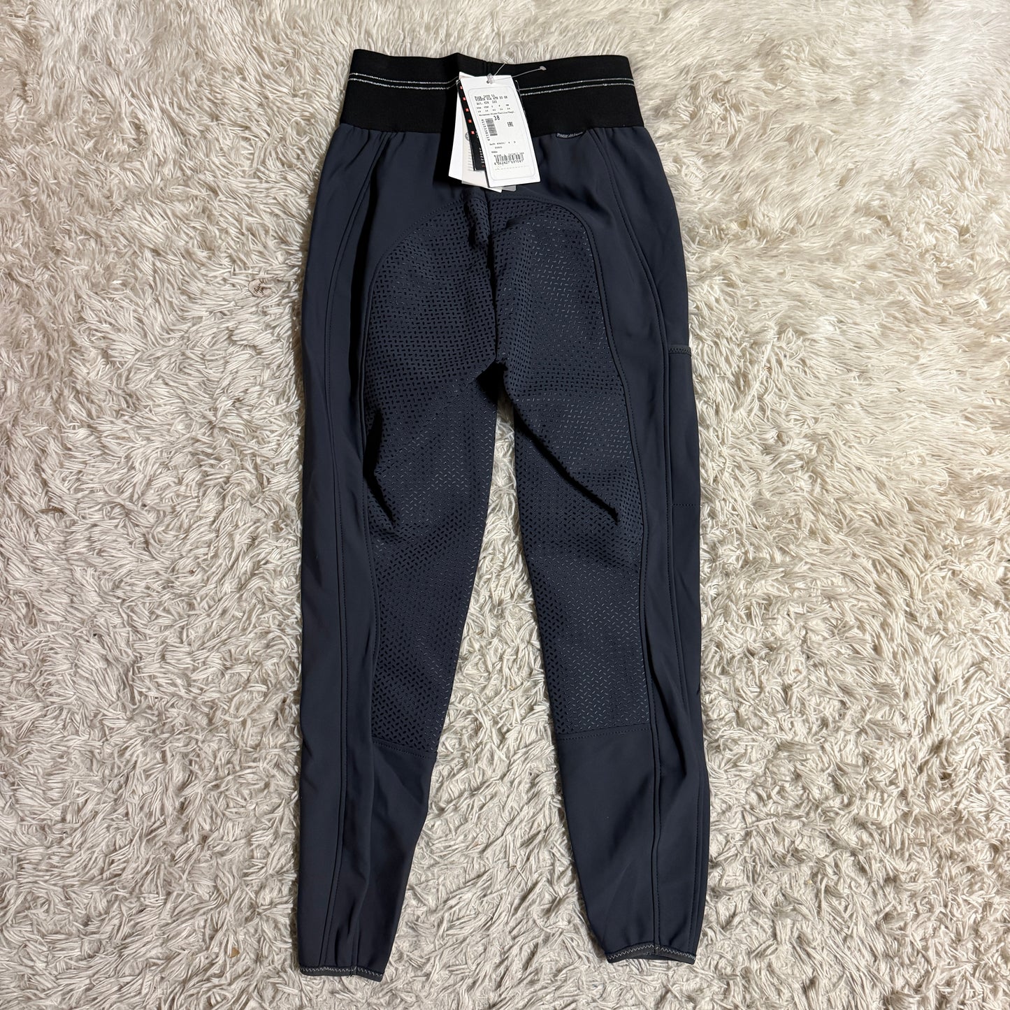 New Women’s Size 26R Grey Pikeur Gia Full Seat Horseback Riding Breeches