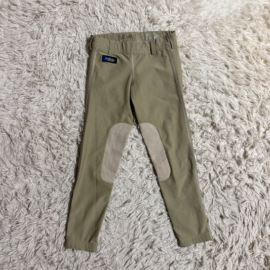 Child’s Small Tan Irideon Knee Patch Horseback Riding Tights