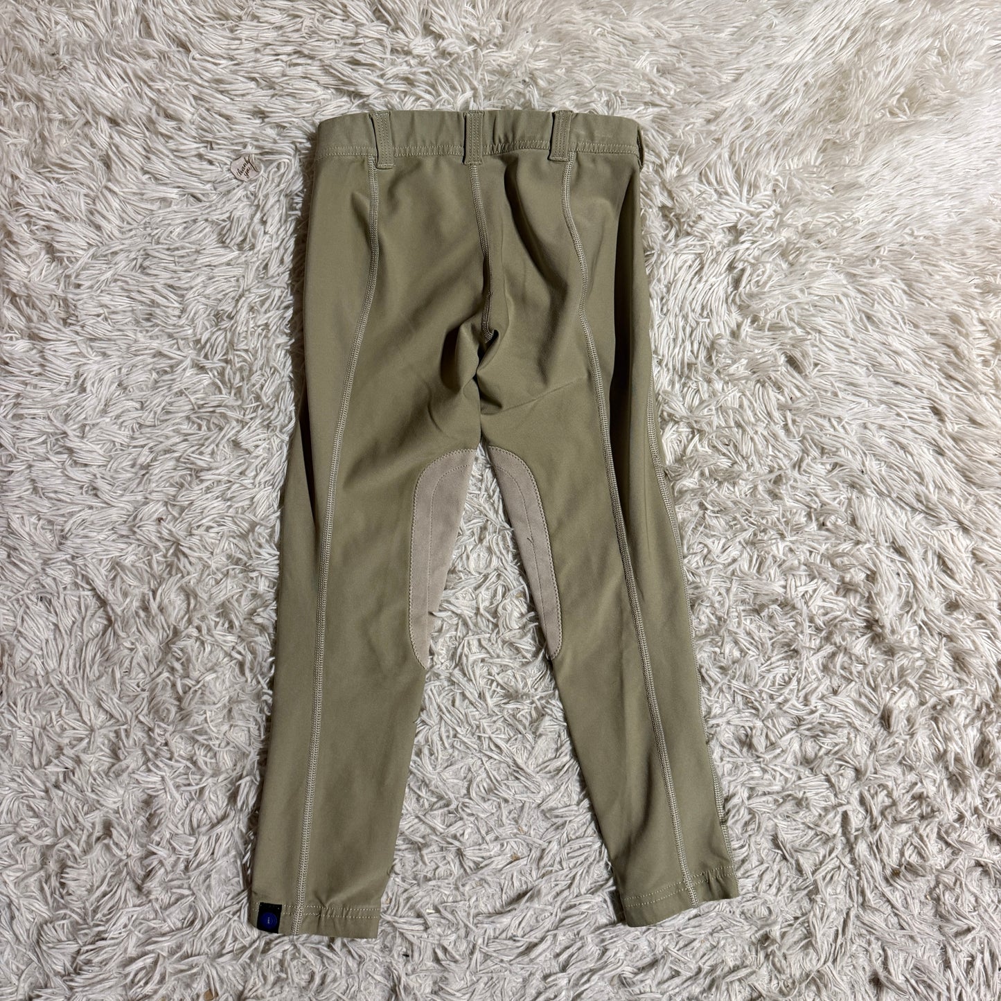 Child’s Small Tan Irideon Knee Patch Horseback Riding Tights