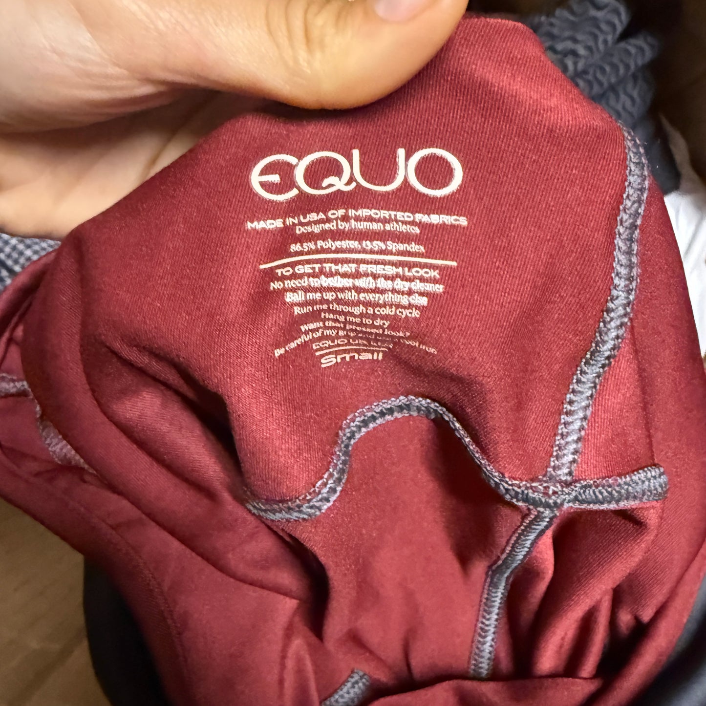 Women’s Small Red EQUO Knee Patch Horseback Riding Tights