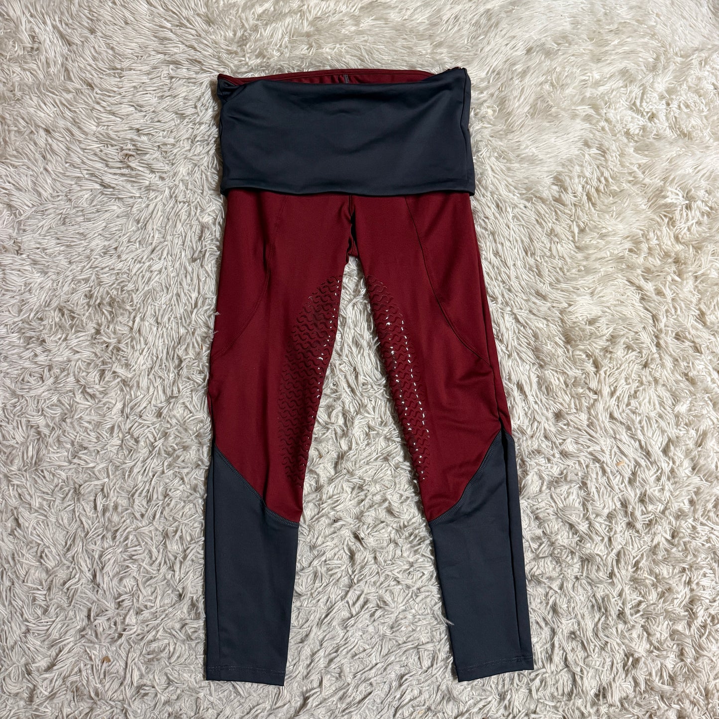 Women’s Small Red EQUO Knee Patch Horseback Riding Tights
