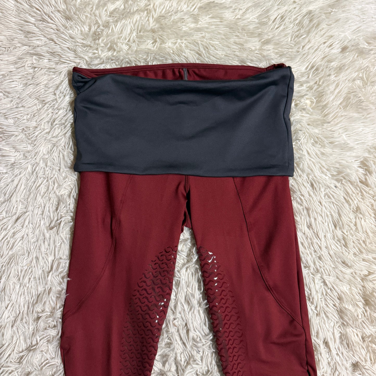 Women’s Small Red EQUO Knee Patch Horseback Riding Tights