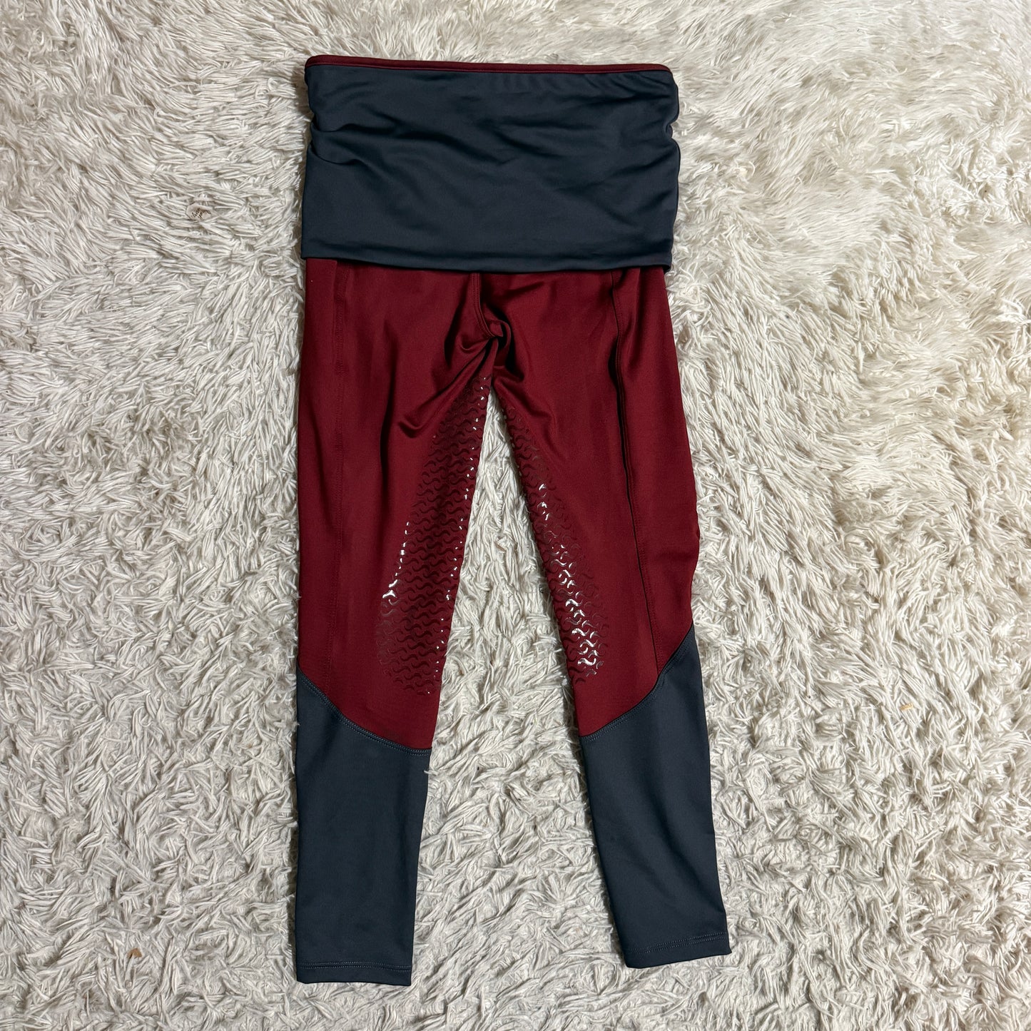 Women’s Small Red EQUO Knee Patch Horseback Riding Tights