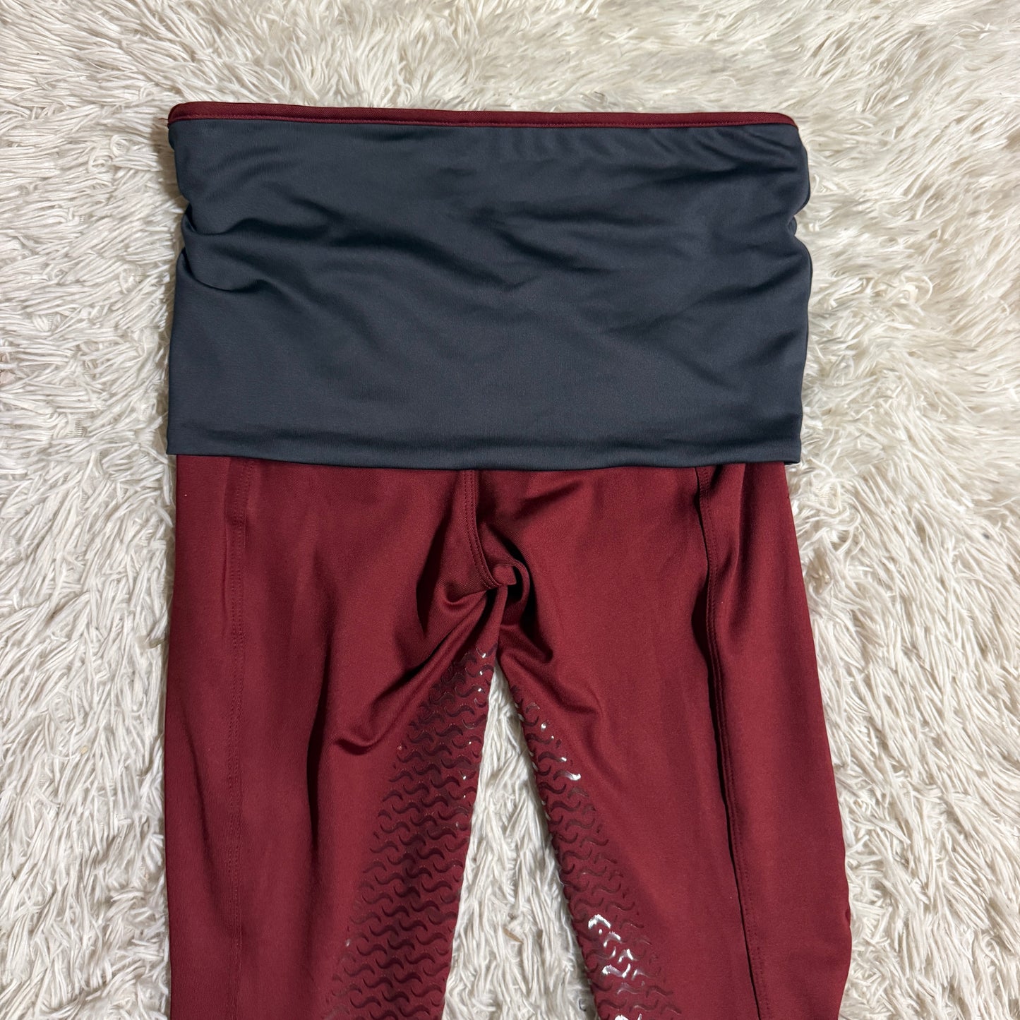 Women’s Small Red EQUO Knee Patch Horseback Riding Tights