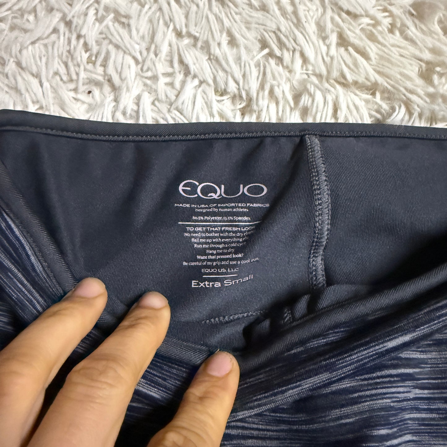 Women’s XS Grey EQUO Knee Patch Horseback Riding Tights