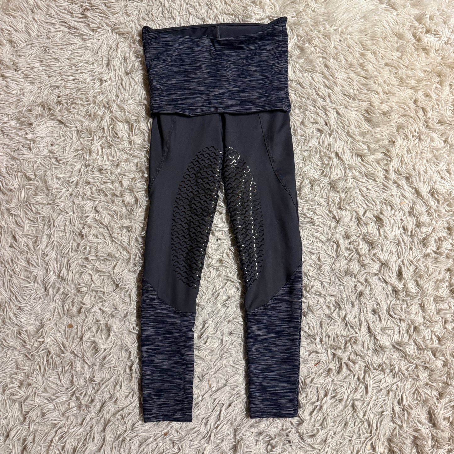 Women’s XS Grey EQUO Knee Patch Horseback Riding Tights