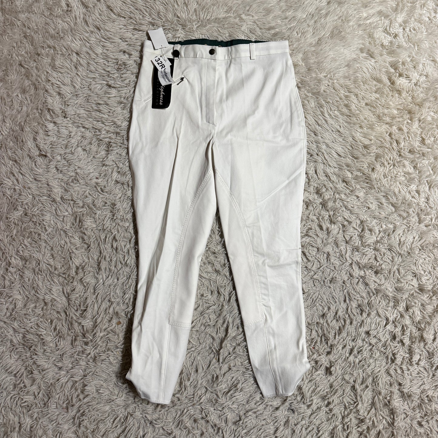 New Women’s Size 32R White Royal Highness Full Seat Horseback Riding Breeches