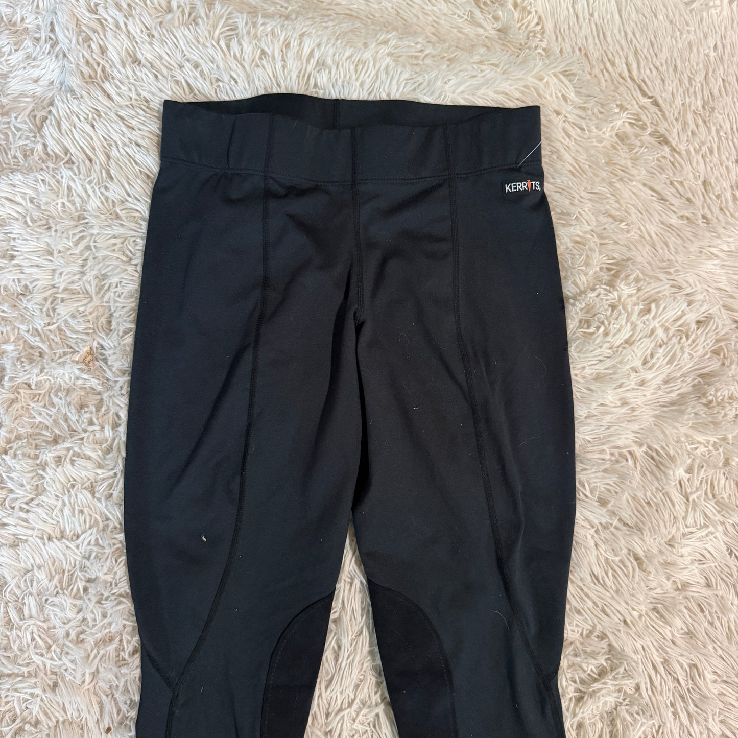 Women’s Medium Black Kerrits Knee Patch Horseback Riding Breeches