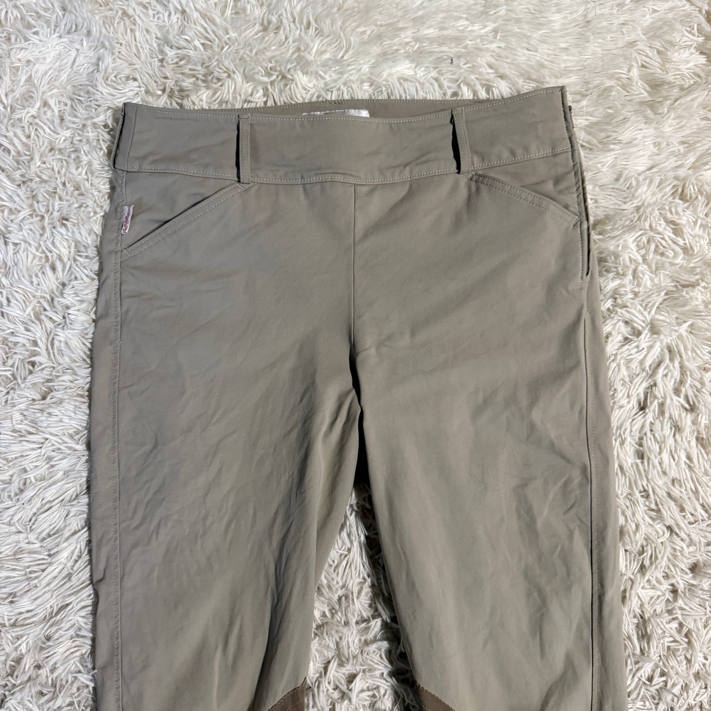 Women’s Size 32L Tan Tailored Sportsman Knee Patch Horseback Riding Breeches