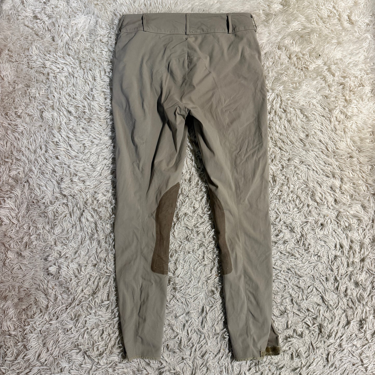 Women’s Size 32L Tan Tailored Sportsman Knee Patch Horseback Riding Breeches