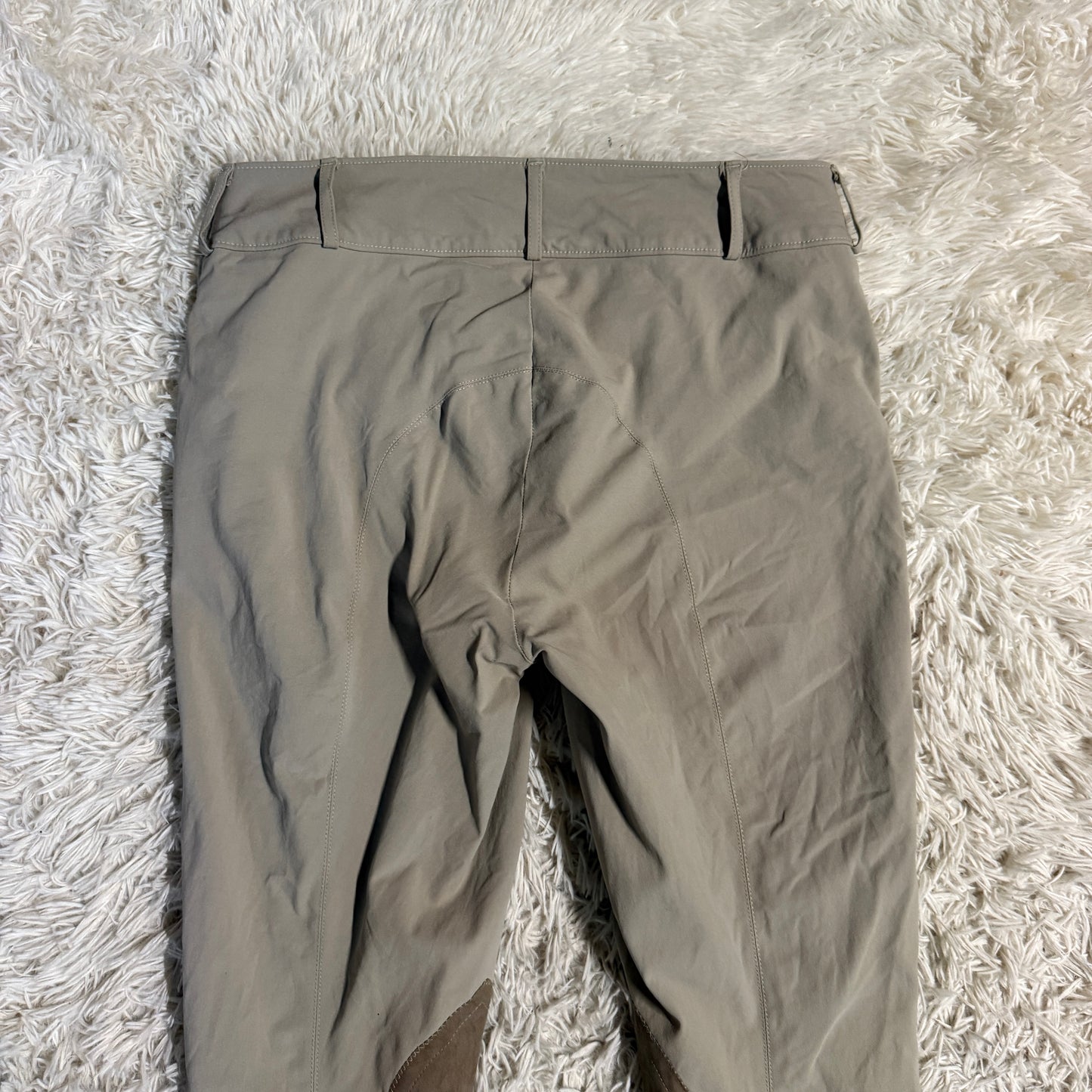 Women’s Size 32L Tan Tailored Sportsman Knee Patch Horseback Riding Breeches