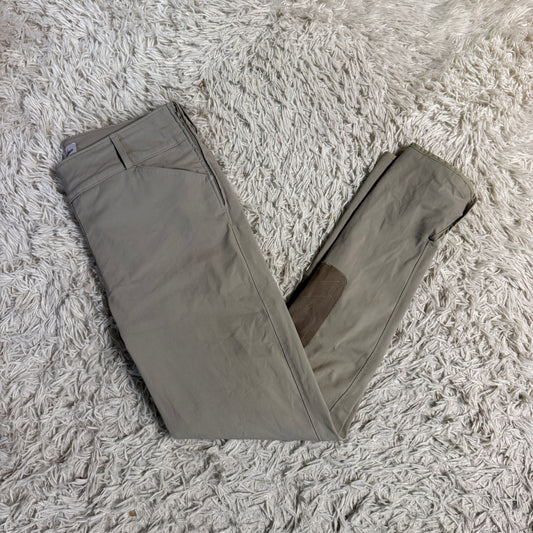 Women’s Size 32L Tan Tailored Sportsman Knee Patch Horseback Riding Breeches