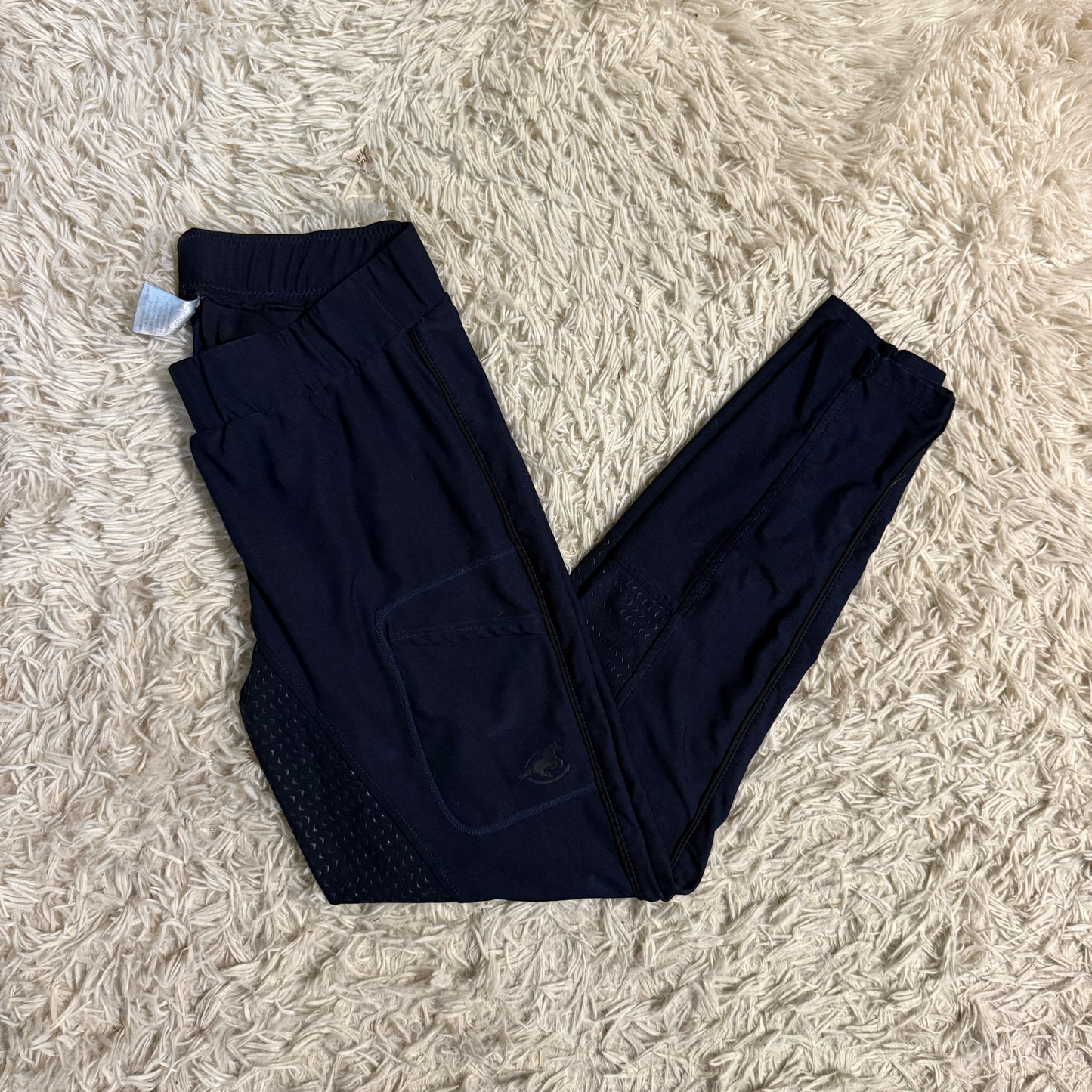 Women’s Large Navy Smartpak Full Seat Horseback Riding Tights