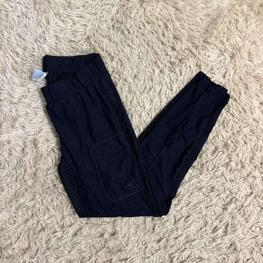 Women’s Large Navy Smartpak Full Seat Horseback Riding Tights